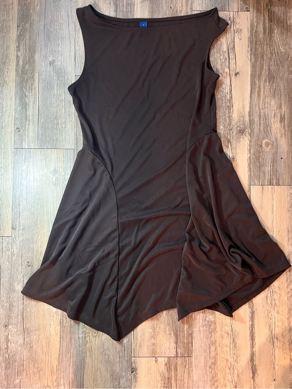 Old Navy Coffee Brown Asymmetrical Draped Dress – Size Small